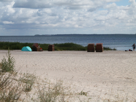 Strand in Wohlenberg mit Strandkörben